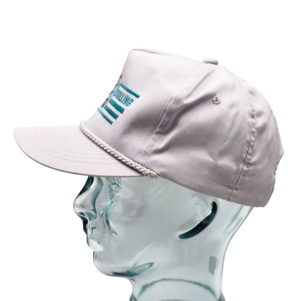 Andresen Drilling Gray Snapback Hat Youngan Headwear Vintage - Picture 4 of 12